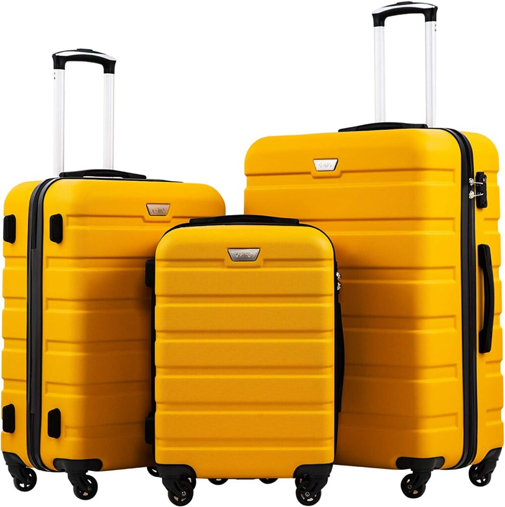 Coolife Luggage 3 Piece